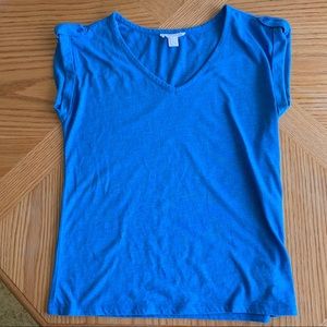 Blue Short Sleeve Tee Shirt